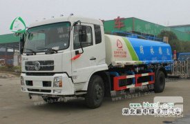 新中绿东风天锦洒水车节油、可靠、舒适Dongfeng sprinkler fuel-e
