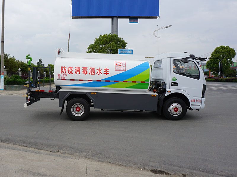 中洁牌XZL5080TSDBEV纯电动防役消毒洒水车
